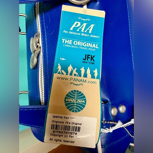 NWT Pan Am Originals 70's Original Vintage-Style Bag - Picture 4 of 6